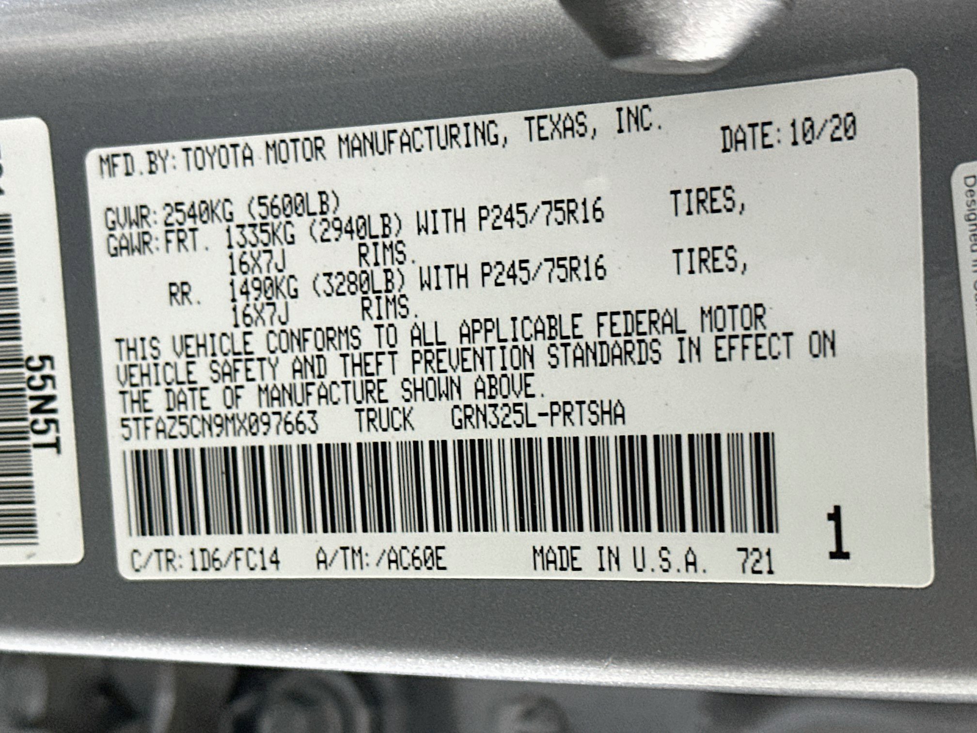Used 2021 Toyota Tacoma SR5 RWD image 12