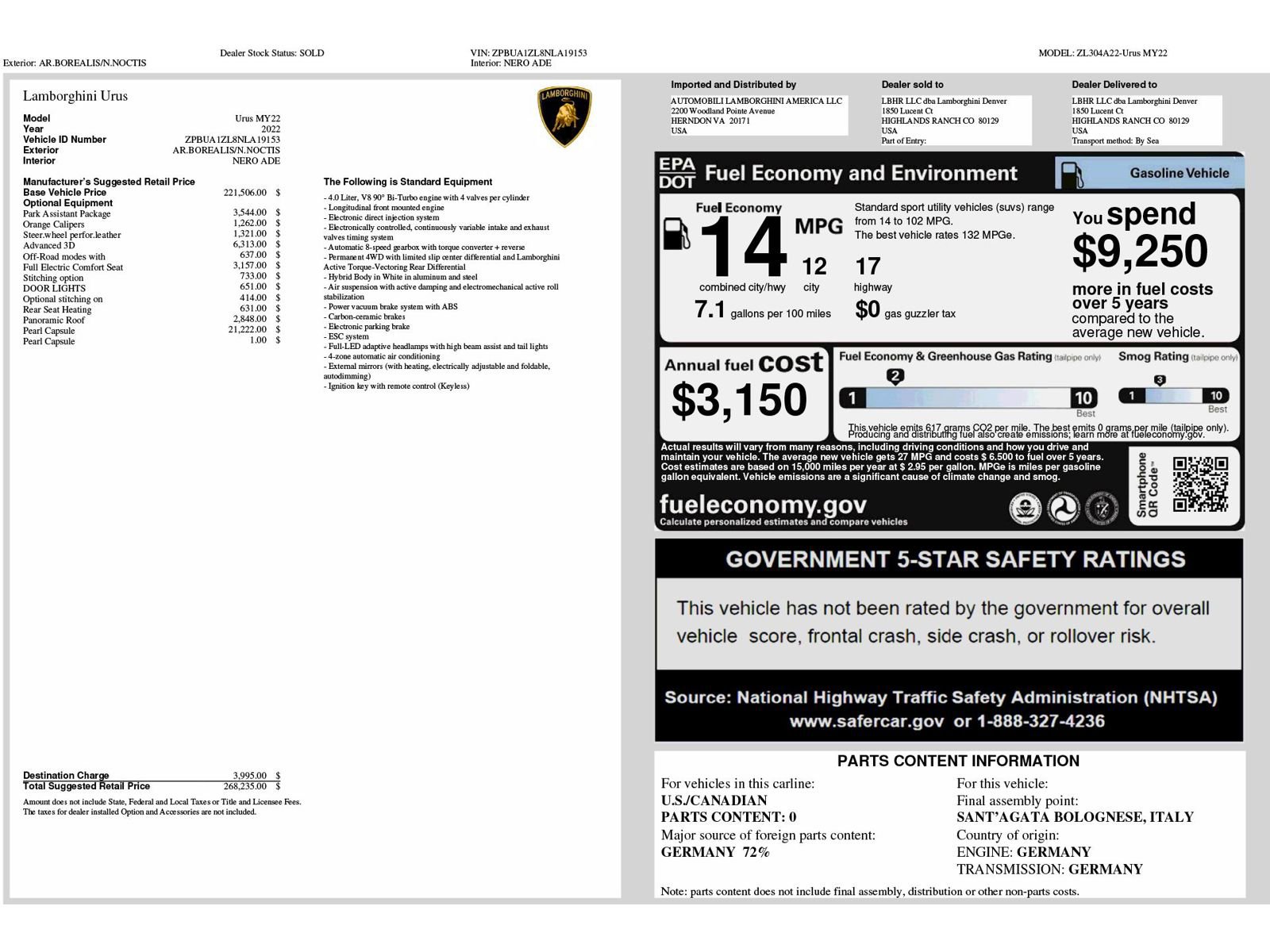 Used 2022 Lamborghini Urus image 6