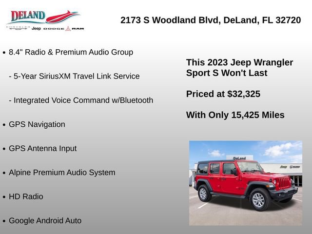 Used 2023 Jeep Wrangler Unlimited Sport AWD/4WD image 35