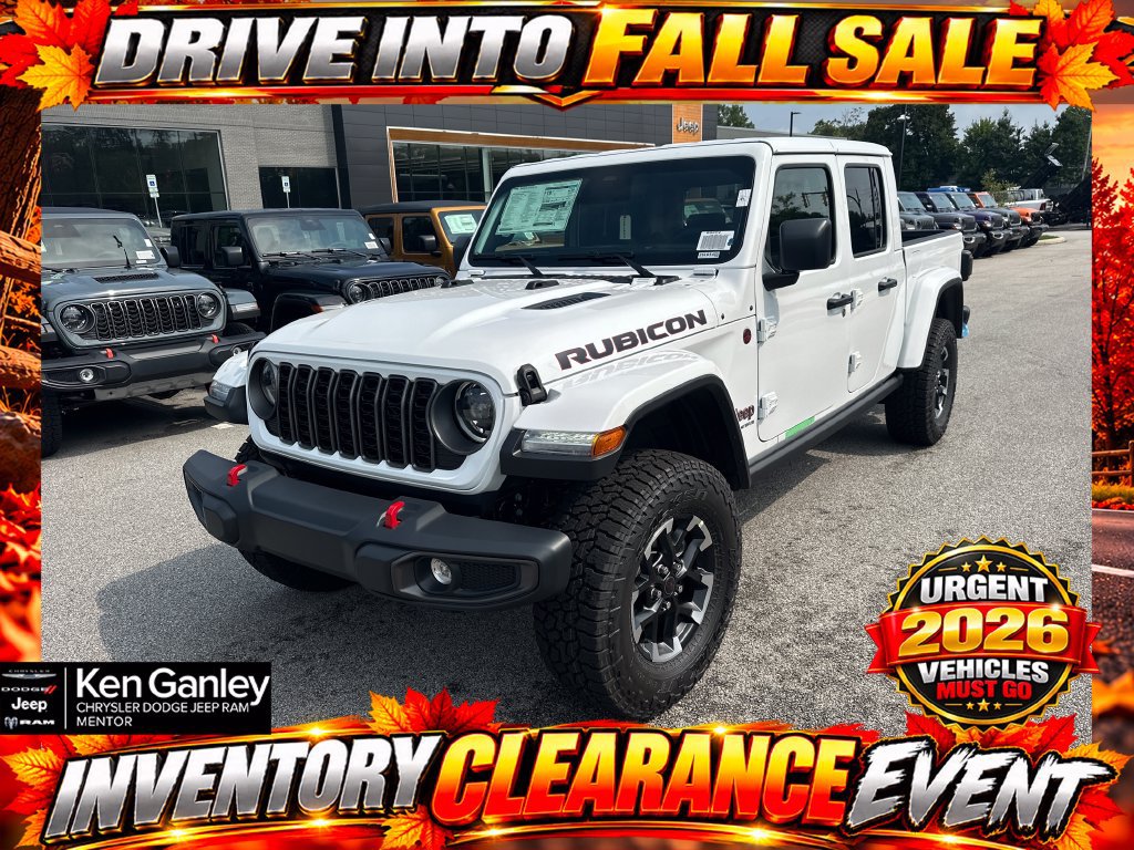 New 2026 Jeep Gladiator Rubicon w/ Steel Power Dome Hood Package AWD/4WD image 3