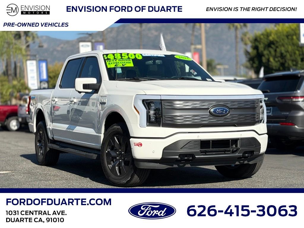 Certified 2023 Ford F150 Lightning Lariat w/ Equipment Group 511A High image 1