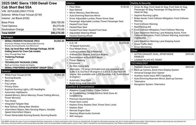 Used 2025 GMC Sierra 1500 Denali w/ Denali Reserve Package image 16