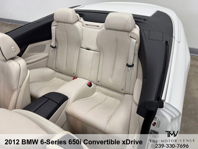 Used 2012 BMW 650i xDrive Convertible AWD/4WD image 26