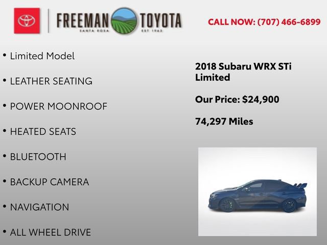 Used 2018 Subaru WRX STI Limited image 5