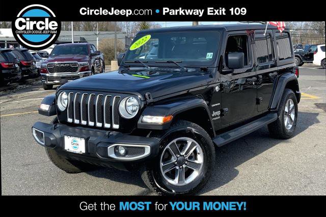 Certified 2022 Jeep Wrangler Unlimited Sahara w/ Cold Weather Group AWD/4WD image 1
