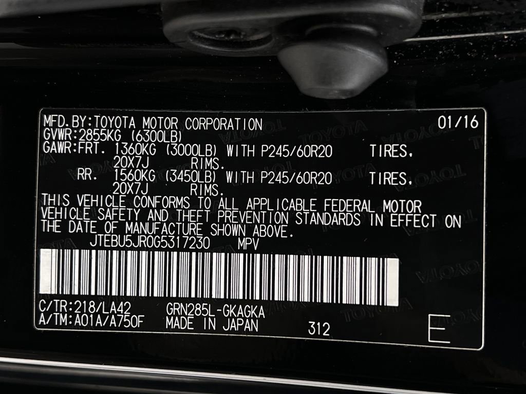 Used 2016 Toyota 4Runner Limited image 23