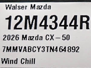 Certified 2026 MAZDA CX-50 AWD 2.5 S w/ Weather Package image 32
