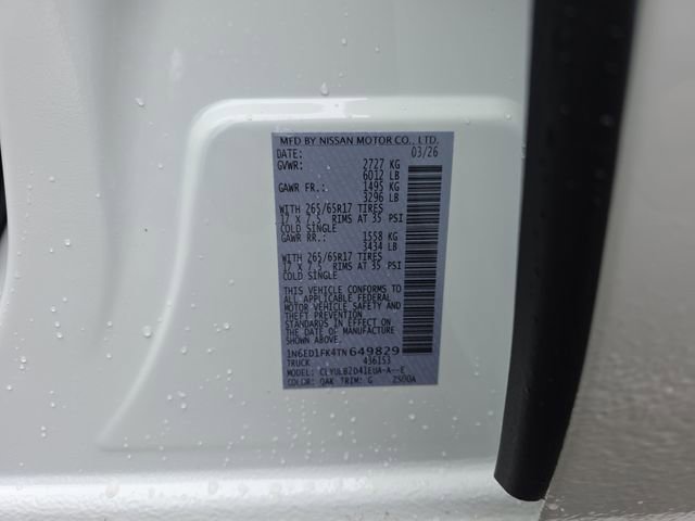 New 2026 Nissan Frontier SV w/ Tow Package AWD/4WD image 16