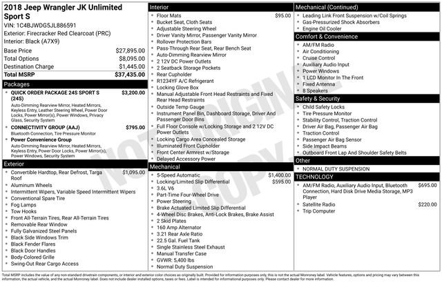 Used 2018 Jeep Wrangler Unlimited Sport S image 33