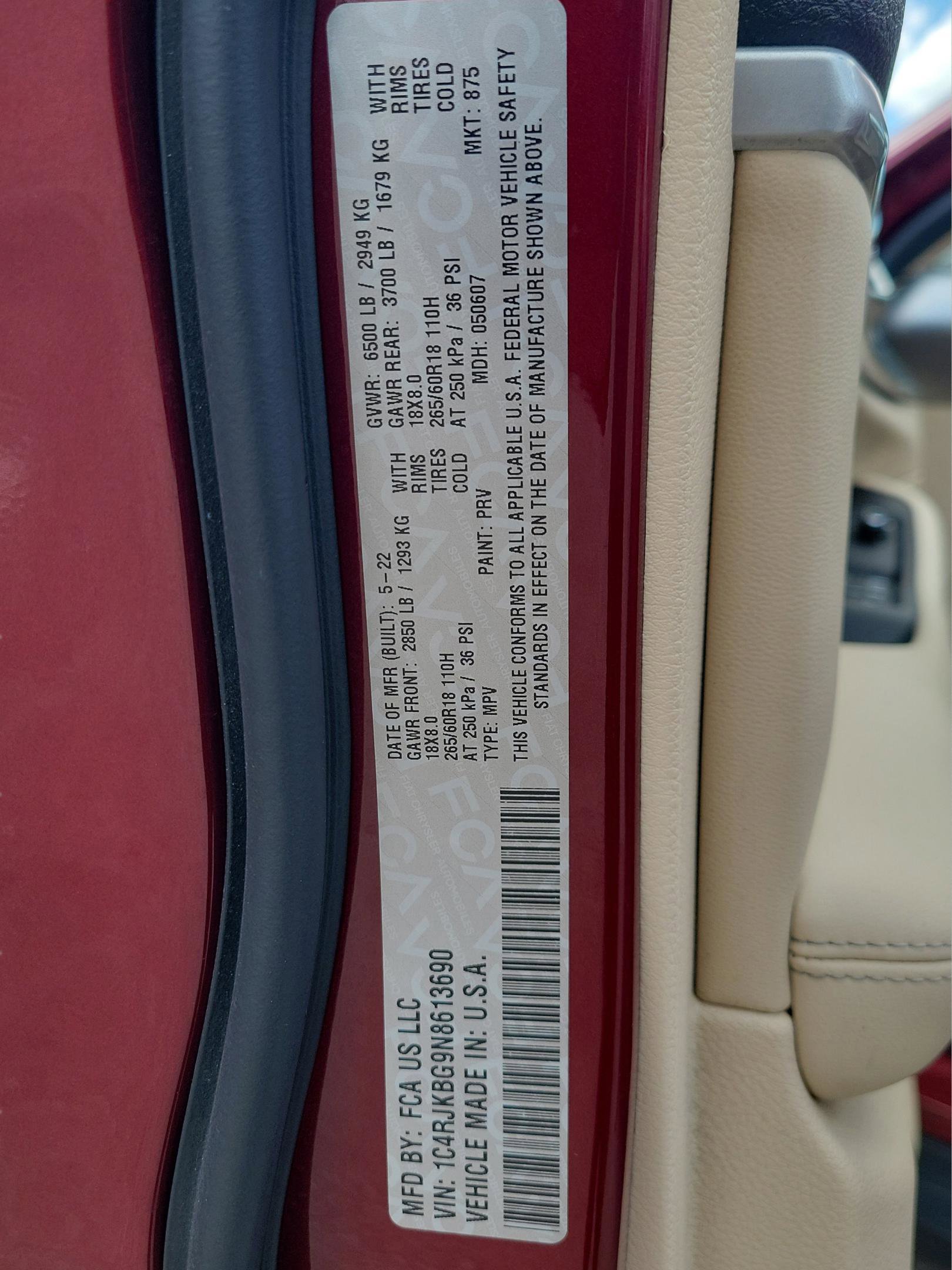 Used 2022 Jeep Grand Cherokee L Limited w/ Luxury Tech Group II image 38