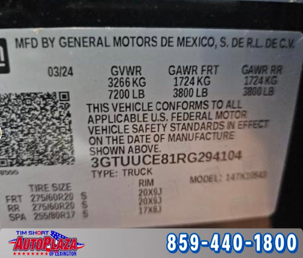 Used 2024 GMC Sierra 1500 Elevation image 11