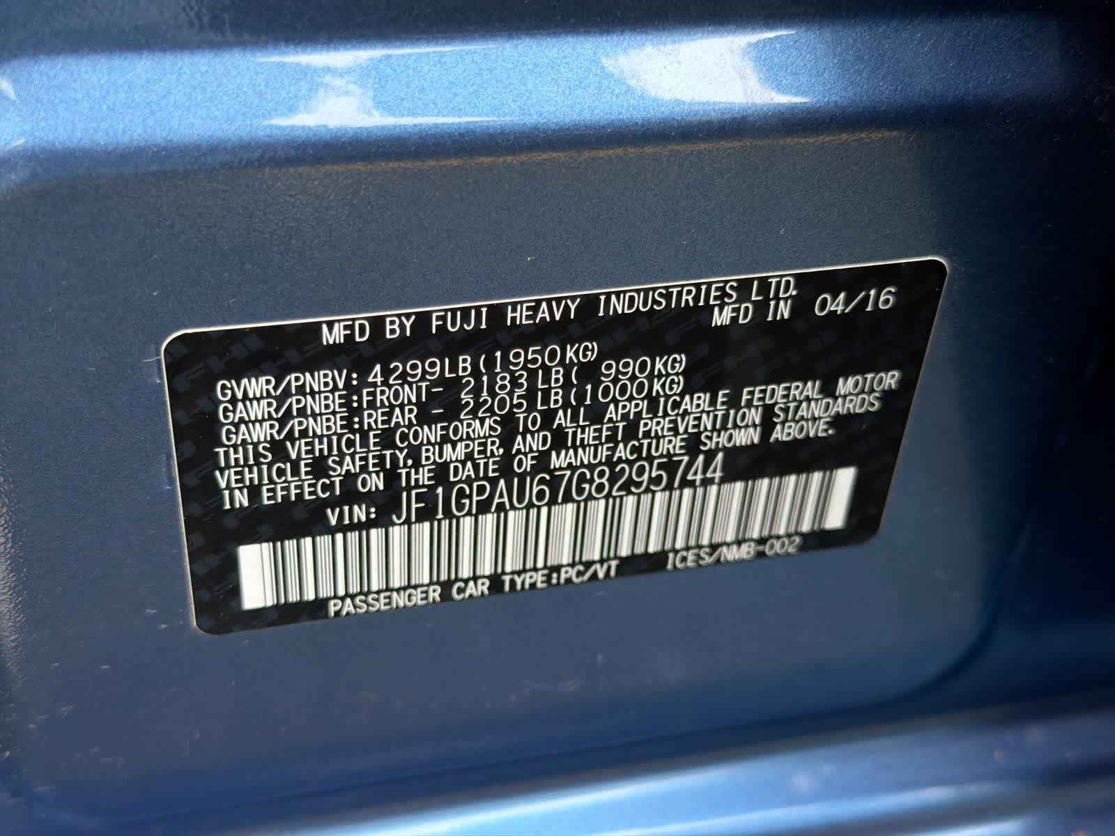 Used 2016 Subaru Impreza 2.0i Sport Limited AWD/4WD image 37
