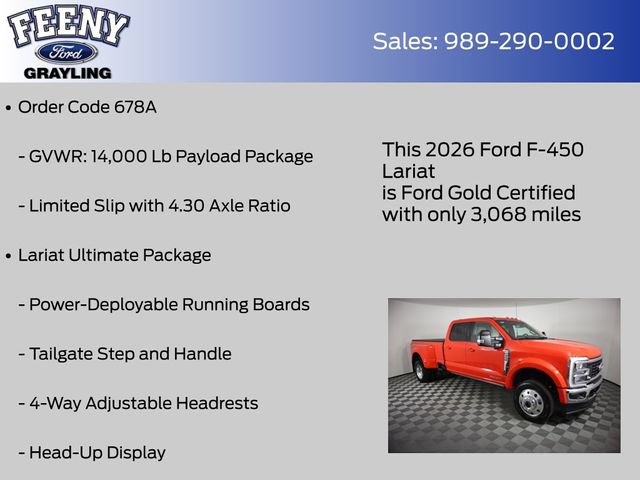 Certified 2026 Ford F450 Lariat w/ Lariat Ultimate Package AWD/4WD image 20
