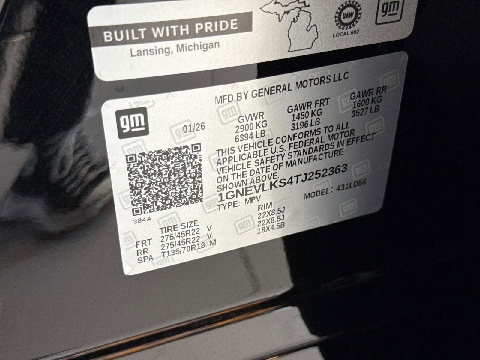 New 2026 Chevrolet Traverse RS image 15