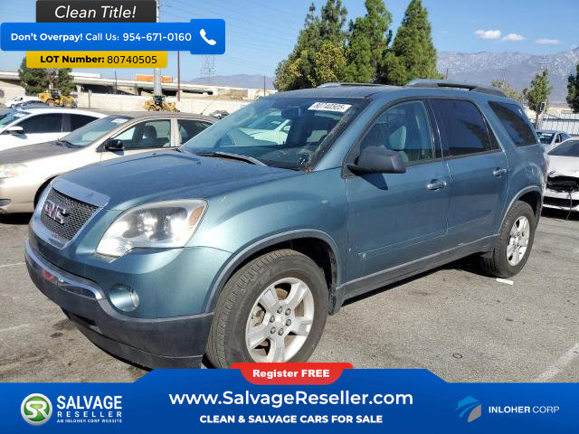 Used 2009 GMC Acadia SLE w/ Visibility Package