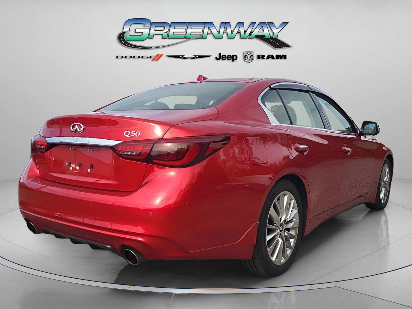 Used 2021 INFINITI Q50 Luxe w/ Seat & Sound Package image 3