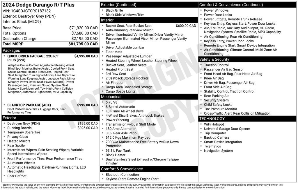Used 2024 Dodge Durango R/T AWD/4WD image 27