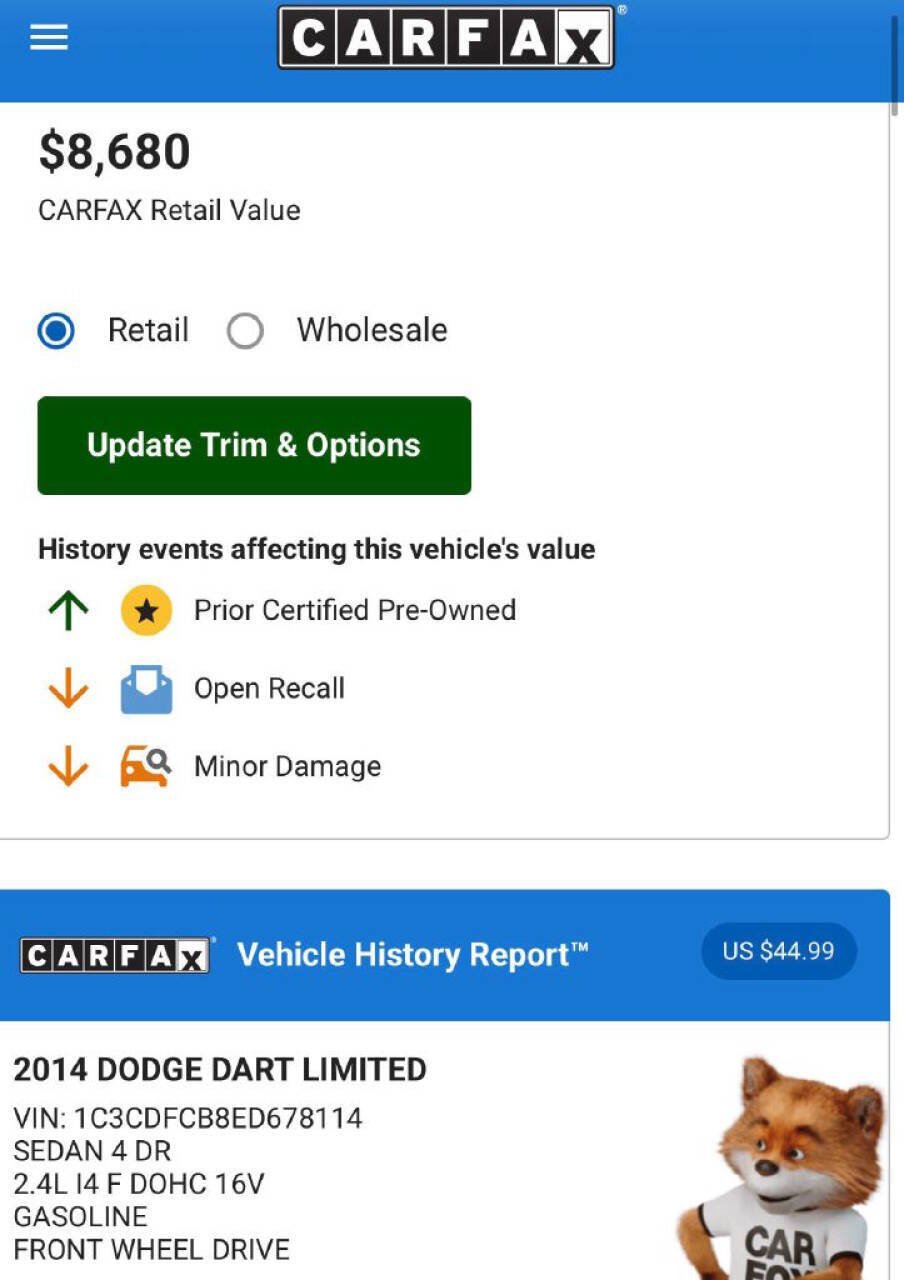 Used 2014 Dodge Dart Limited FWD image 19