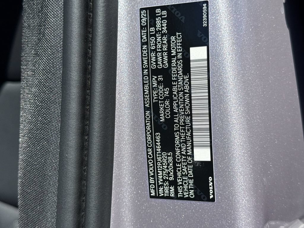 New 2026 Volvo XC90 B5 Core AWD/4WD image 29