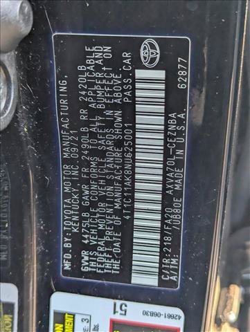 Used 2022 Toyota Camry LE FWD image 29