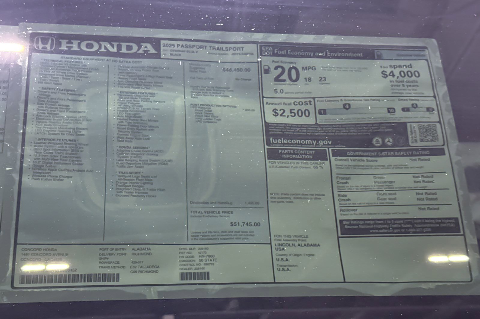 New 2026 Honda Passport TrailSport image 35