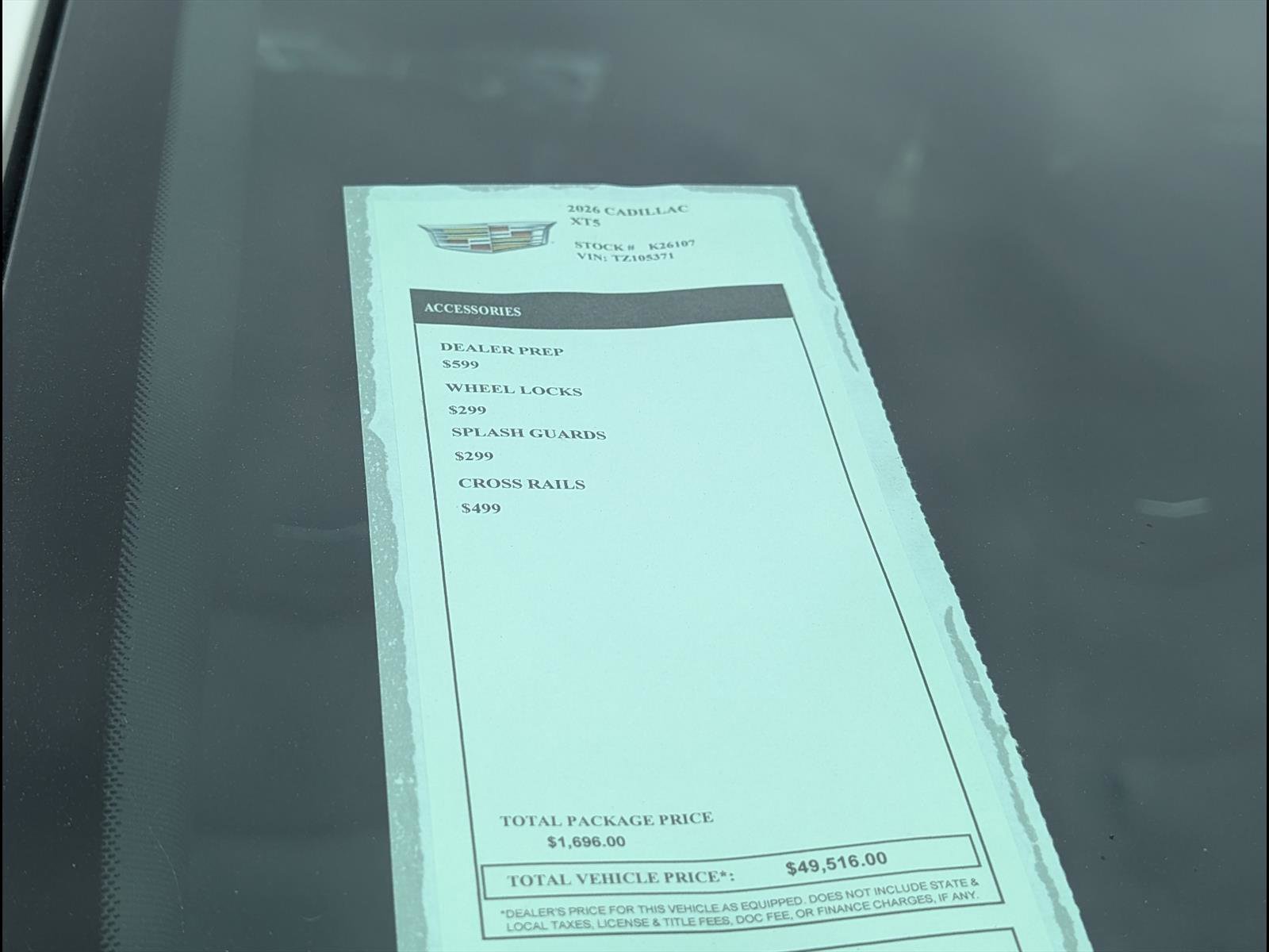 New 2026 Cadillac XT5 Luxury FWD image 9