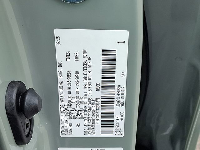 New 2026 Toyota Tundra SR5 w/ SR5 Premium Package image 24