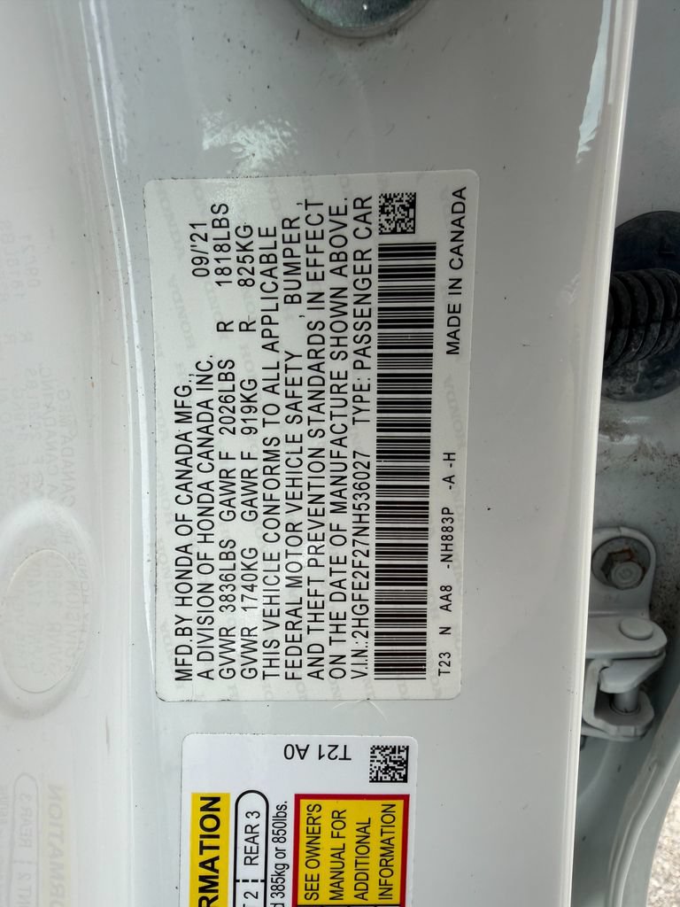 Used 2022 Honda Civic LX image 30
