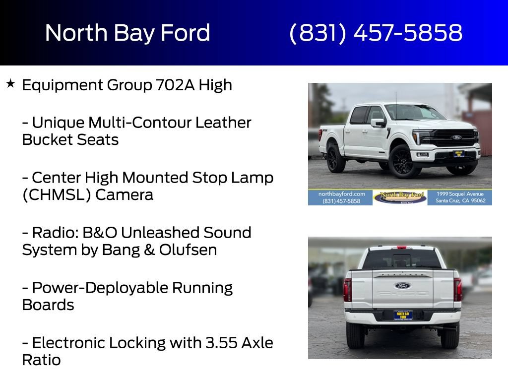 New 2026 Ford F150 Platinum w/ Equipment Group 702A High AWD/4WD image 8