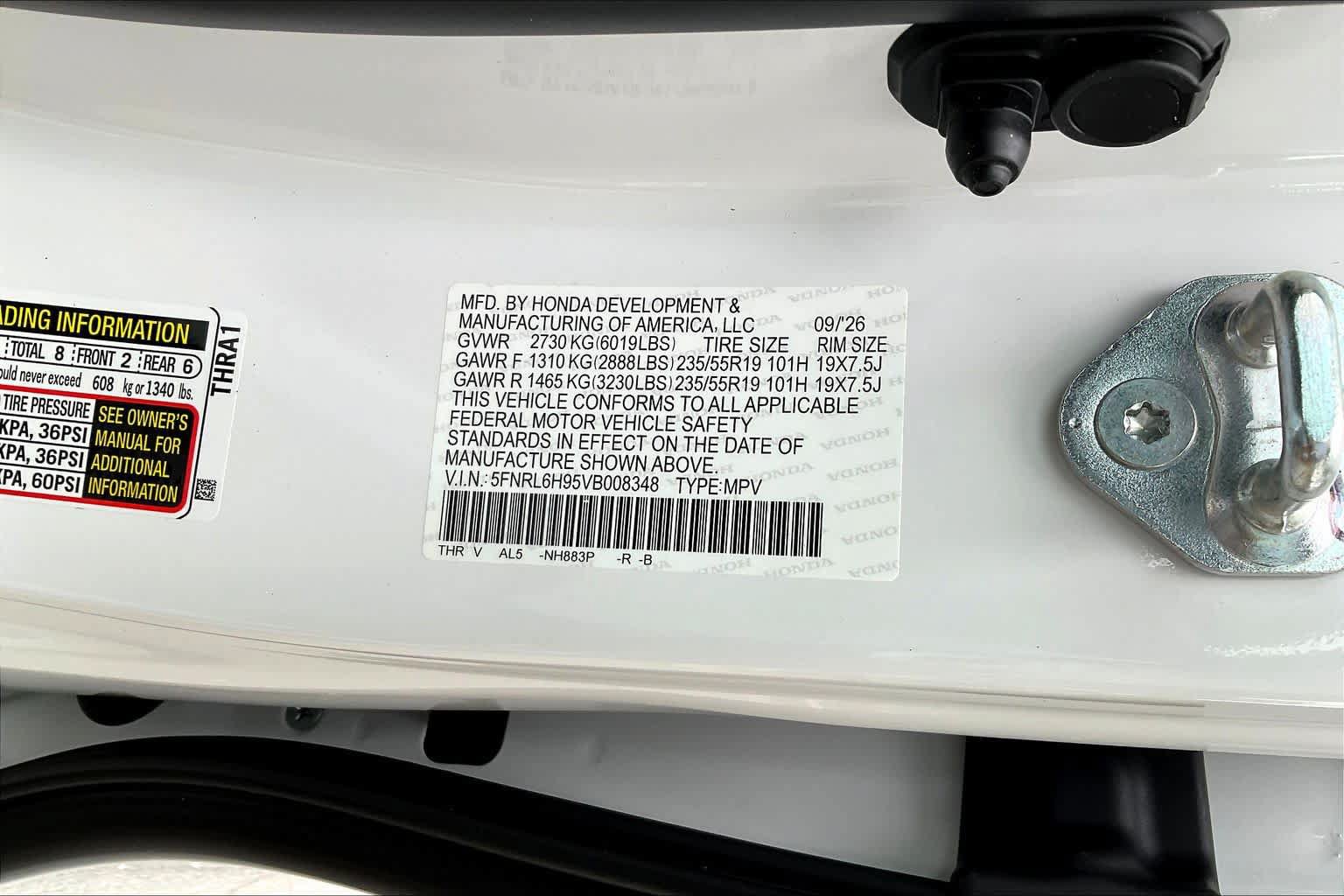New 2027 Honda Odyssey Elite image 19