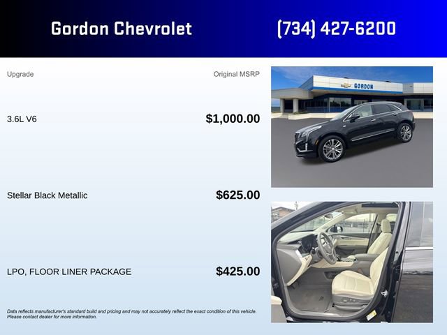 Used 2025 Cadillac XT5 Premium Luxury w/ LPO, Floor Liner Package image 5