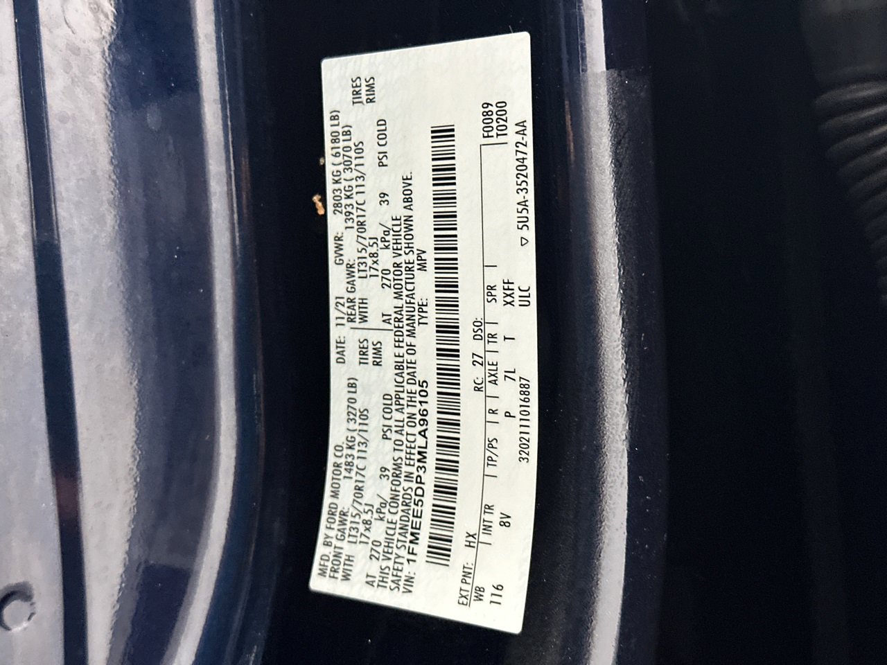 Used 2021 Ford Bronco Badlands image 37