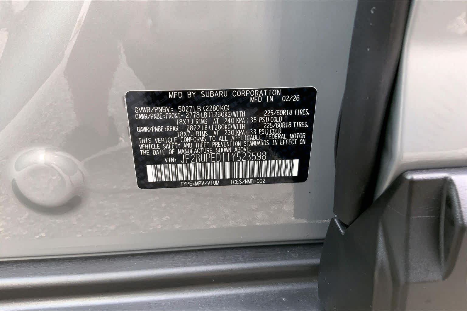 Used 2026 Subaru Outback Touring AWD/4WD image 27