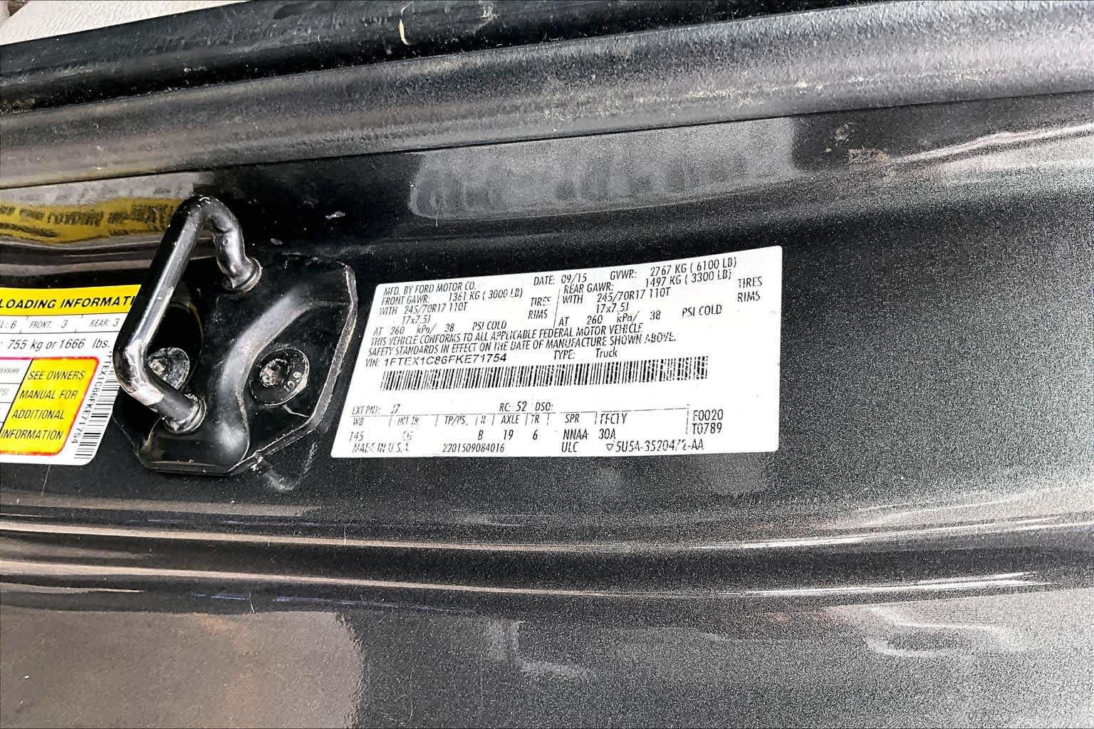 Used 2015 Ford F150 XL w/ Equipment Group 101A Mid RWD image 34