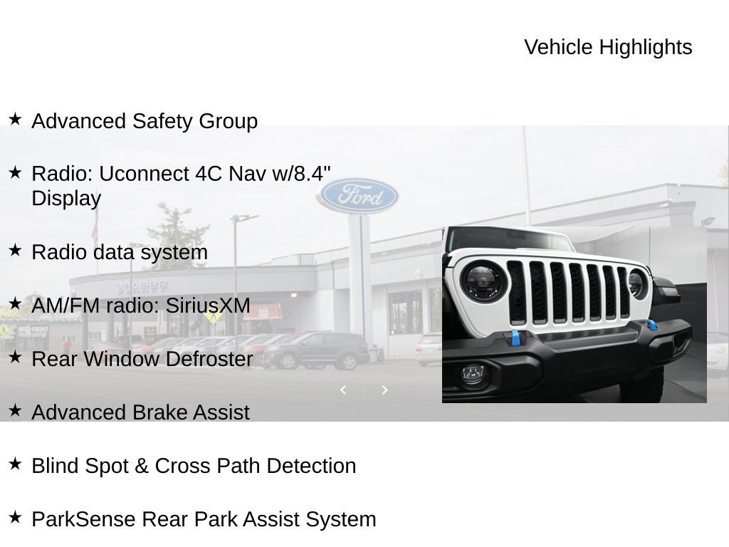 Used 2023 Jeep Wrangler Unlimited Rubicon 4xe w/ Safety Group AWD/4WD image 20