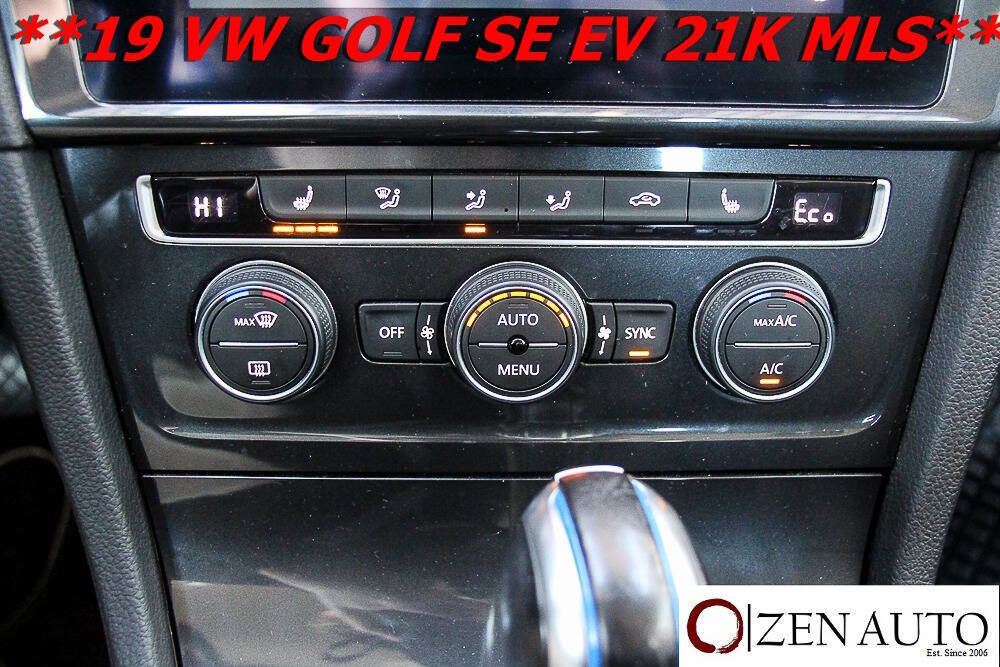 Used 2019 Volkswagen e-Golf SE w/ Driver Assistance Package image 17