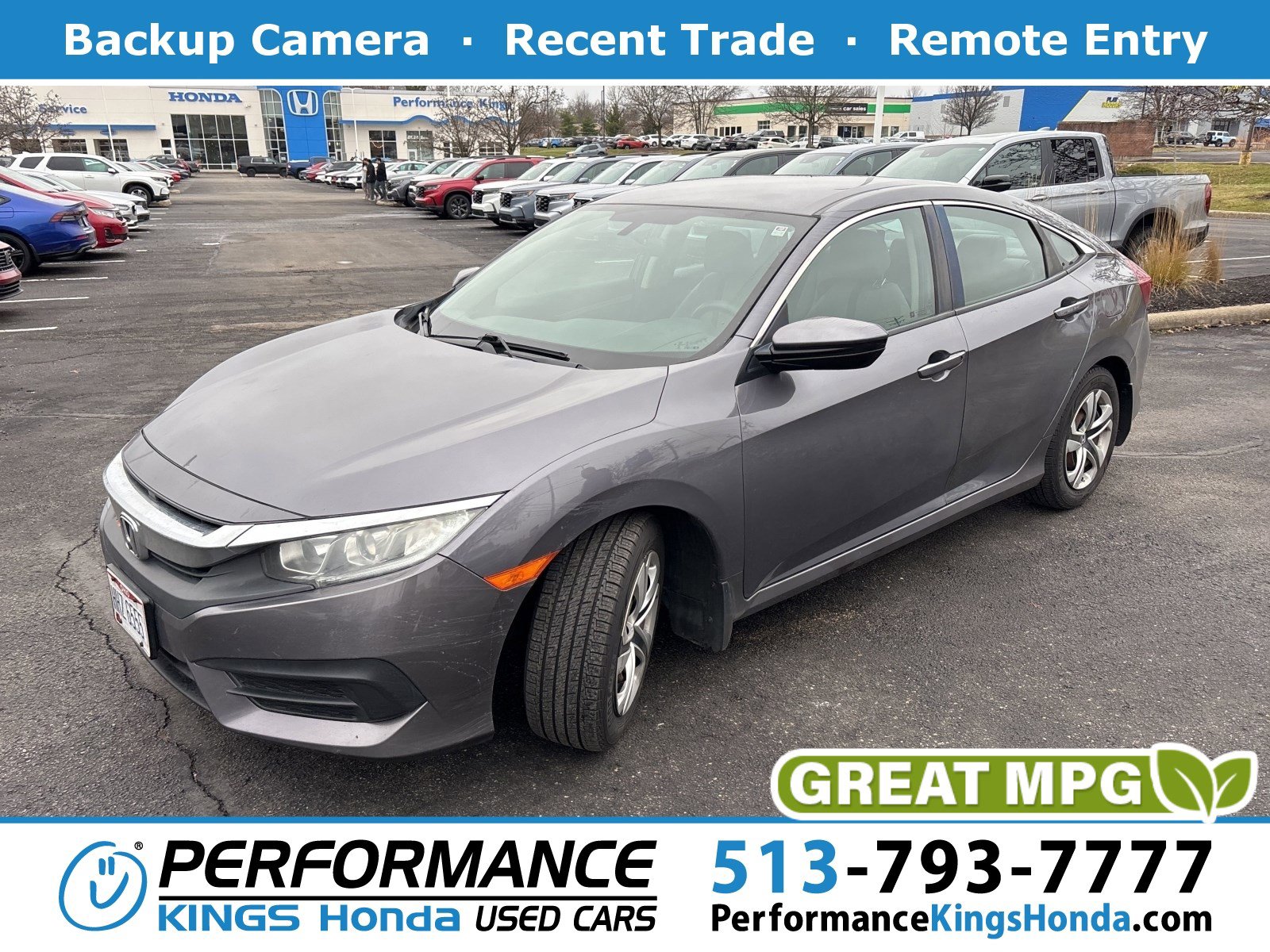 Used 2018 Honda Civic LX