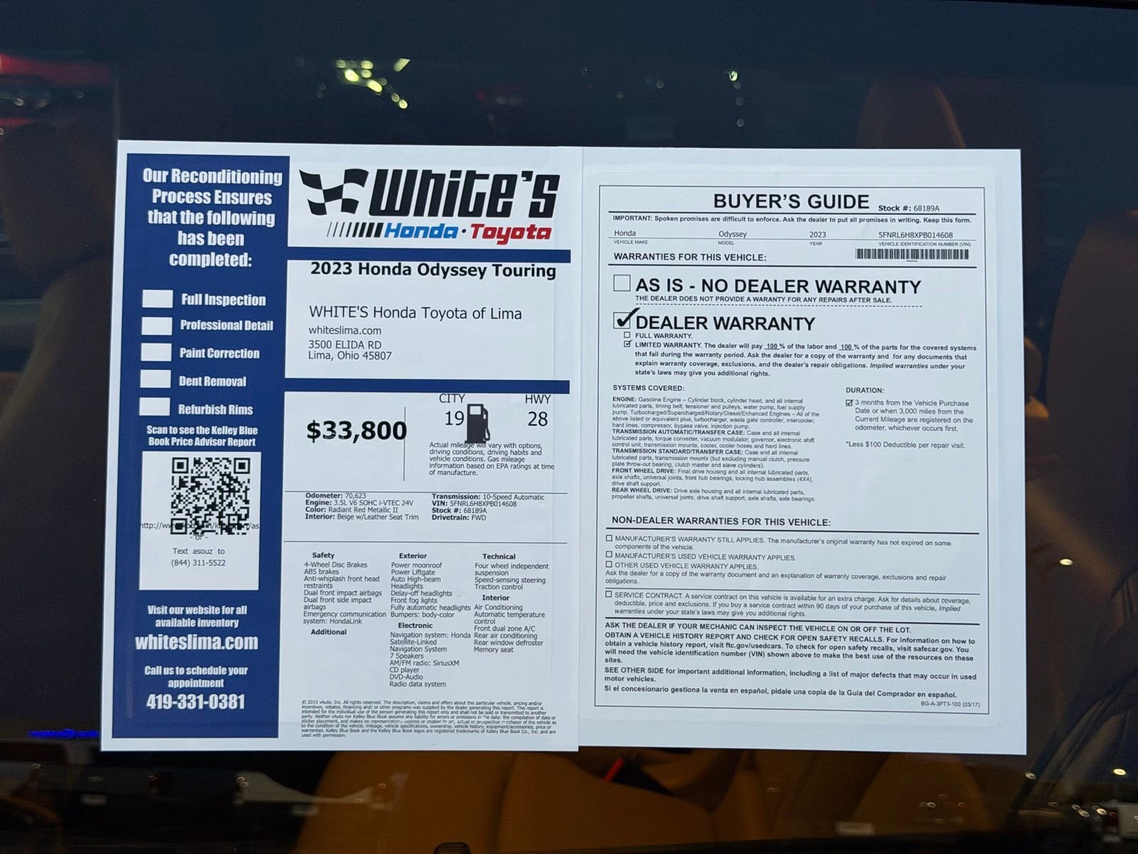 Used 2023 Honda Odyssey Touring image 38