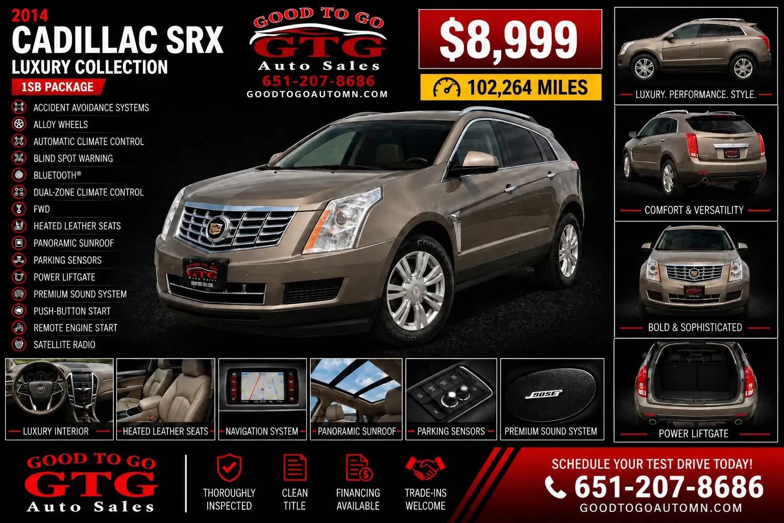 Used 2014 Cadillac SRX Luxury
