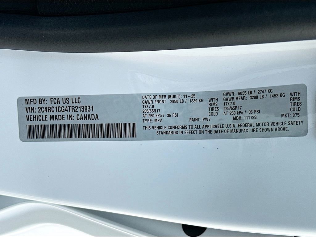 New 2026 Chrysler Voyager LX FWD image 32