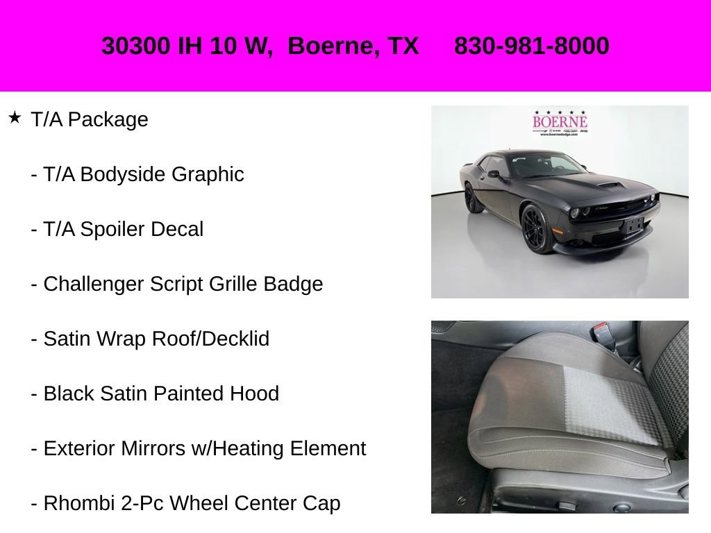 Used 2023 Dodge Challenger R/T w/ T/A Package image 30