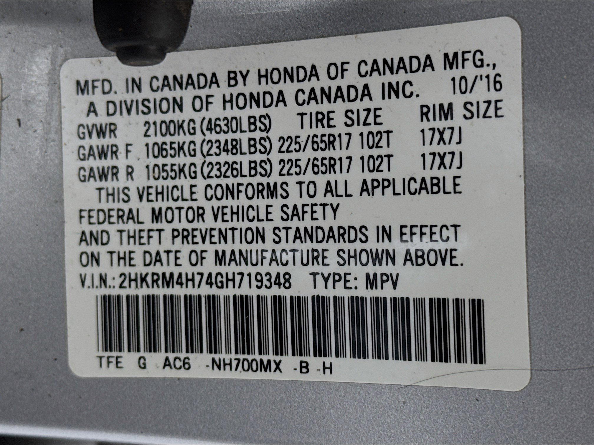 Used 2016 Honda CR-V EX-L image 31