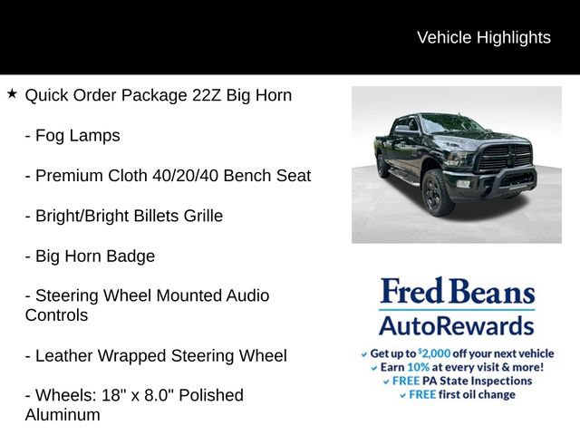 Used 2017 RAM 3500 Big Horn w/ Black Appearance Group AWD/4WD image 10