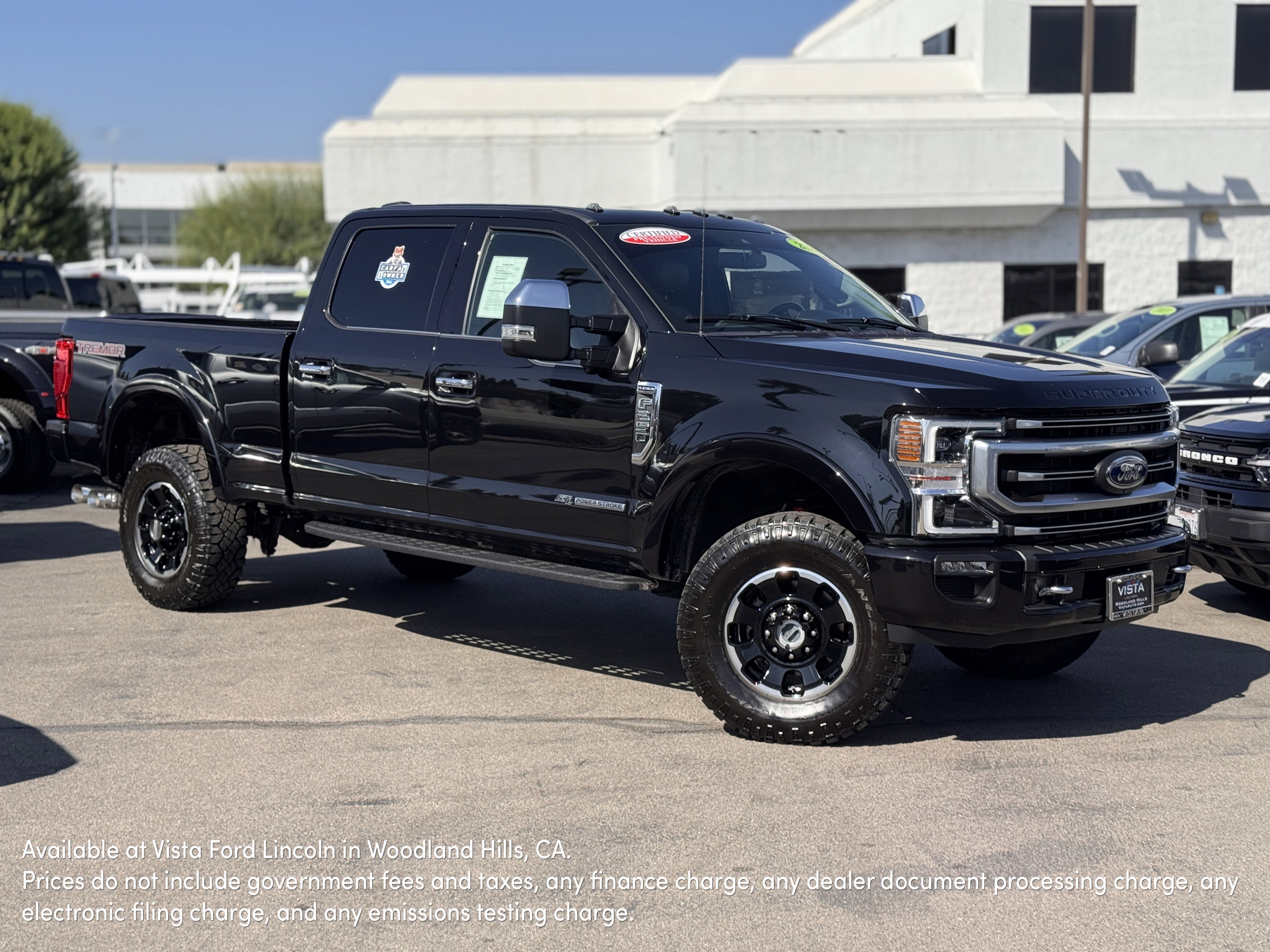Certified 2022 Ford F250 Platinum w/ Tremor Off-Road Package