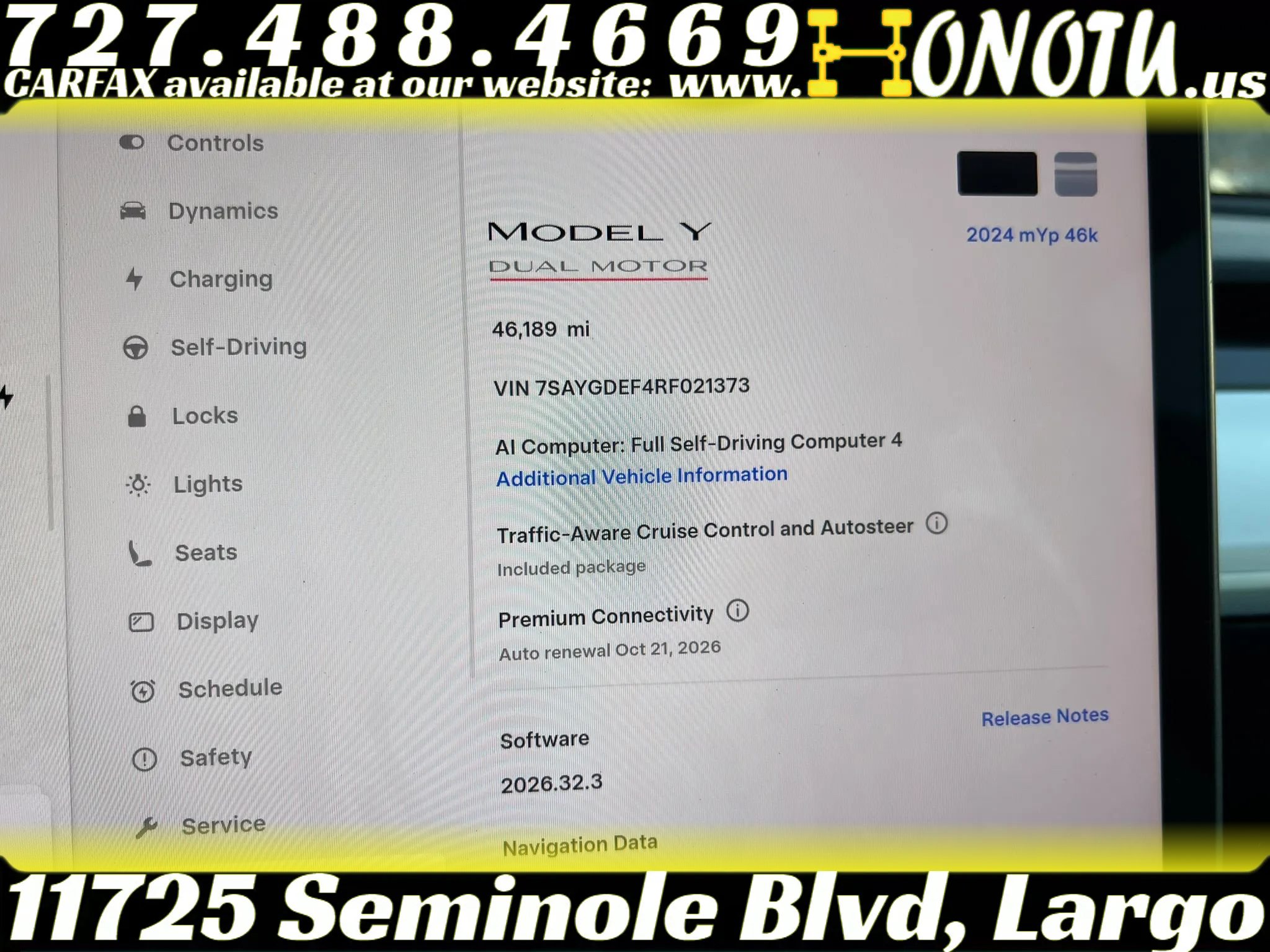 Used 2024 Tesla Model Y Performance AWD/4WD image 2