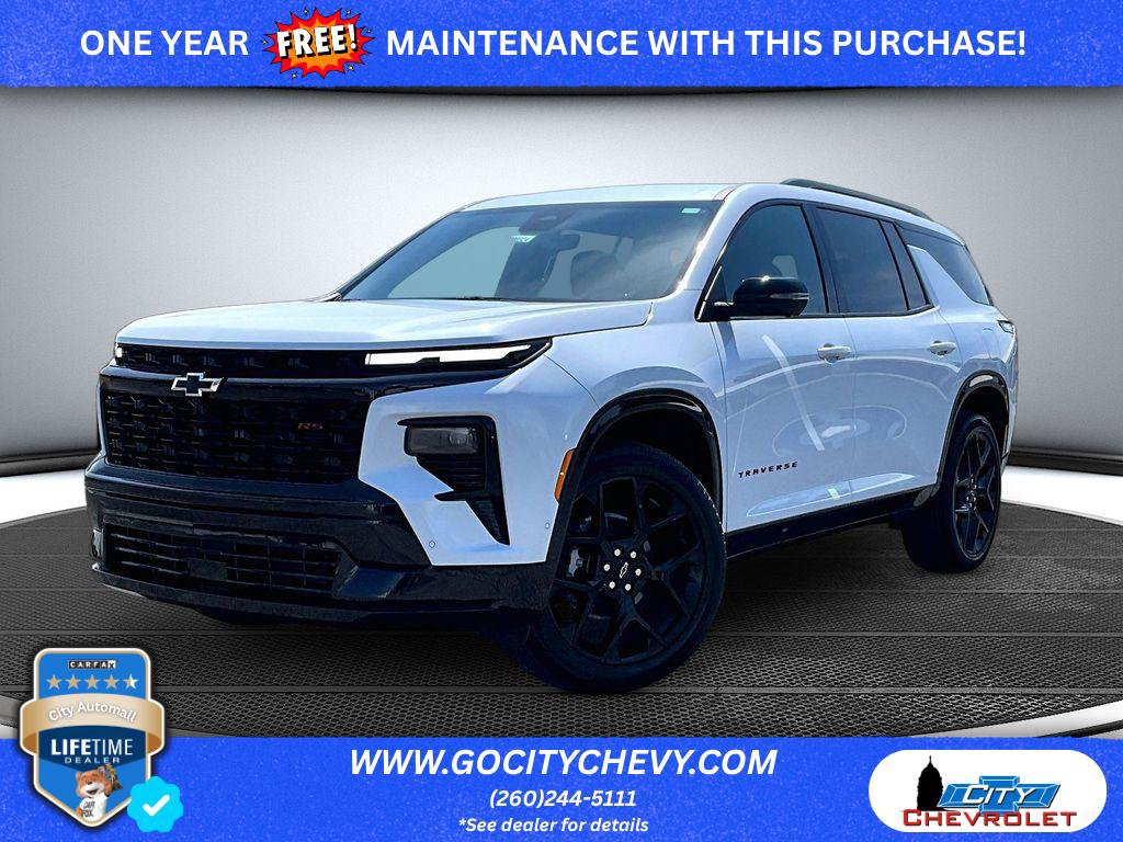 New 2026 Chevrolet Traverse RS w/ LPO, Floor Liner Package FWD image 1