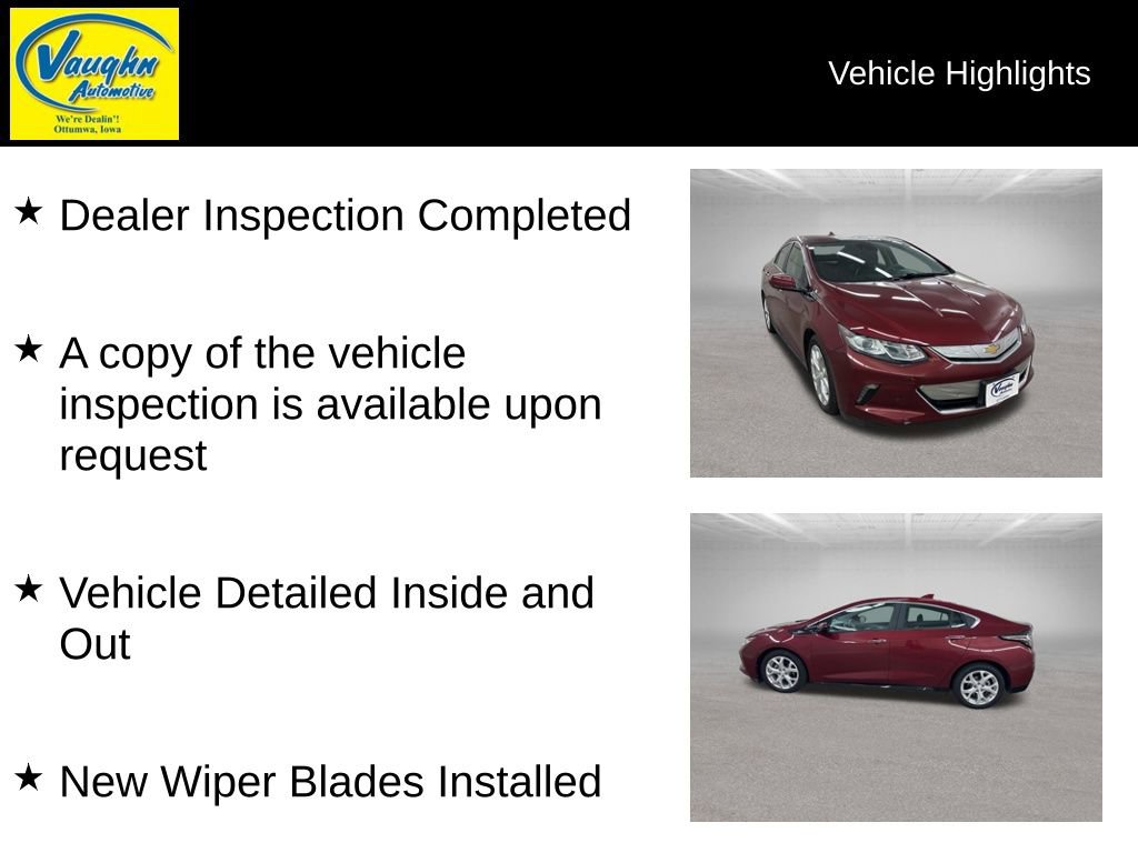 Used 2017 Chevrolet Volt Premier w/ Driver Confidence II Package FWD image 2