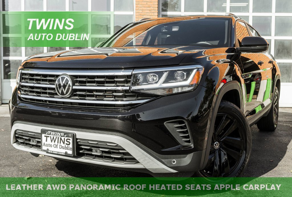 Used 2022 Volkswagen Atlas Cross Sport SE w/ Black Wheel Package