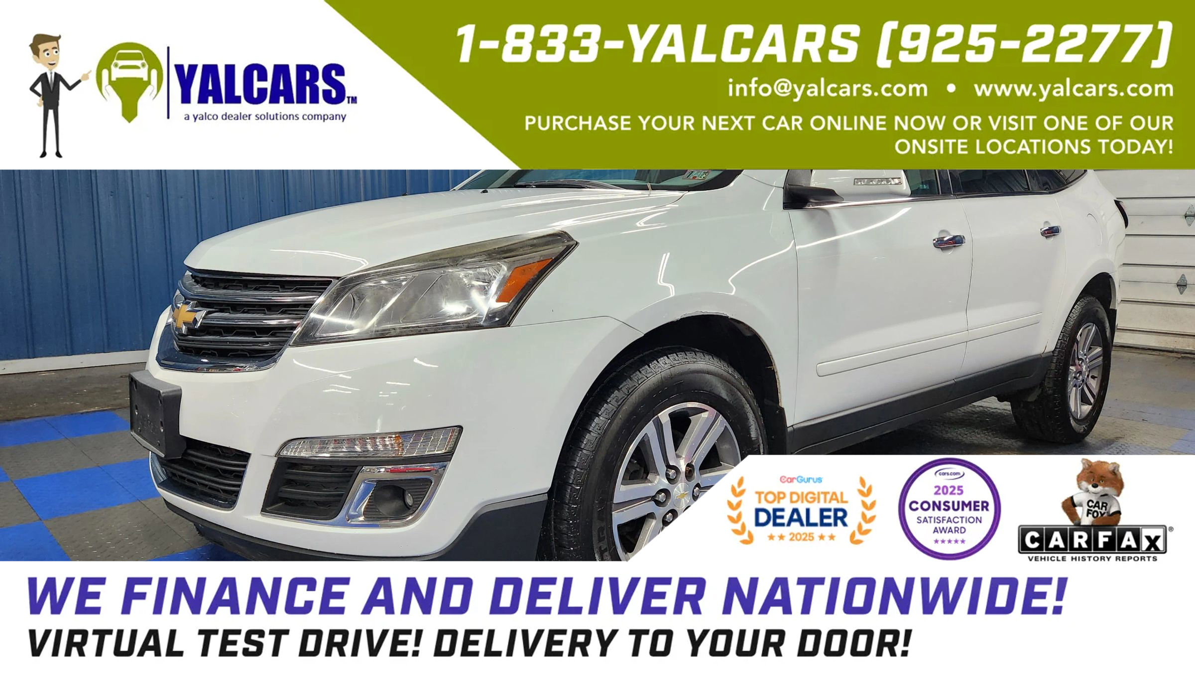 Used 2017 Chevrolet Traverse LT