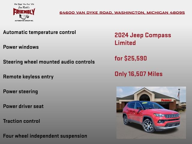 Used 2024 Jeep Compass Limited image 10